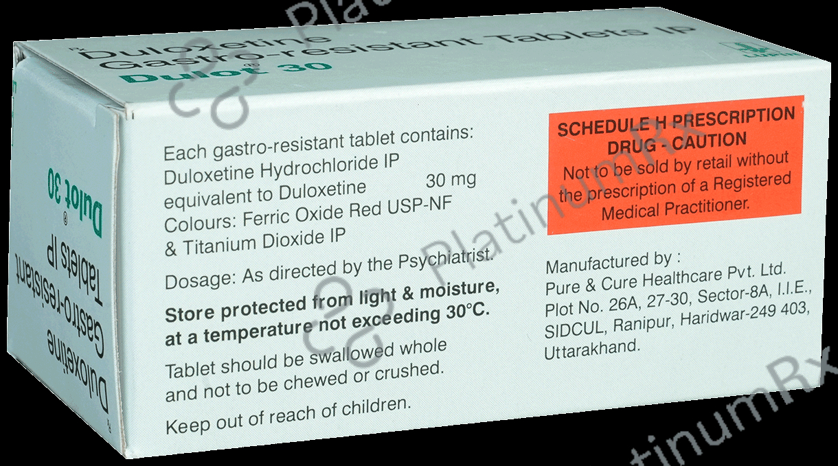 Dulot 30mg Tablet 10s