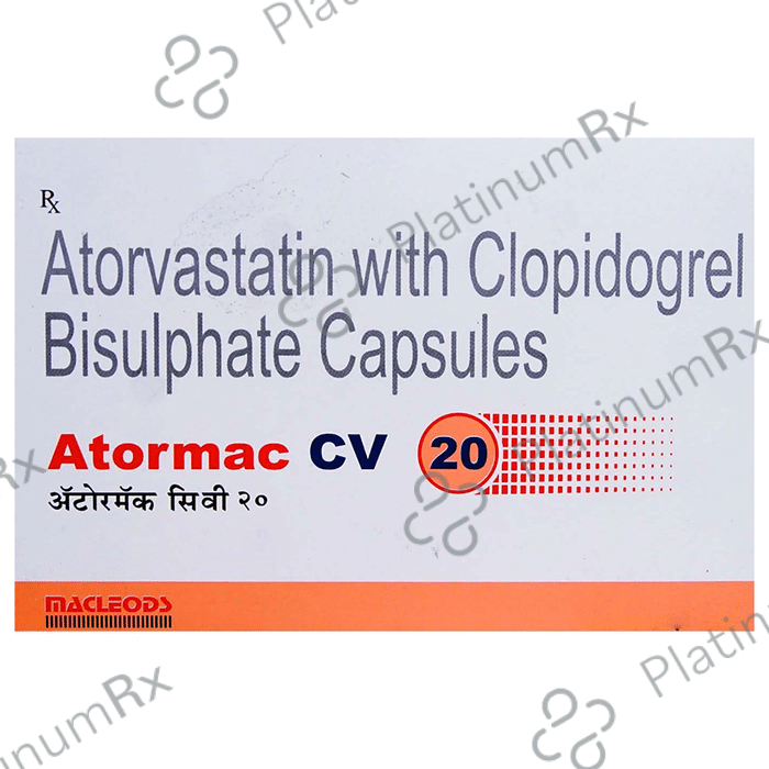 Atormac CV 20/75mg Capsule 10s