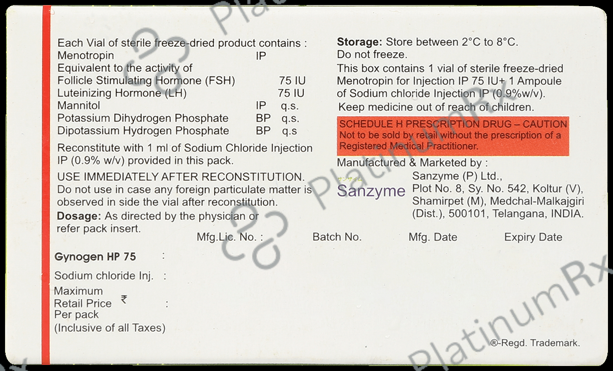 Gynogen HP 75IU Injection