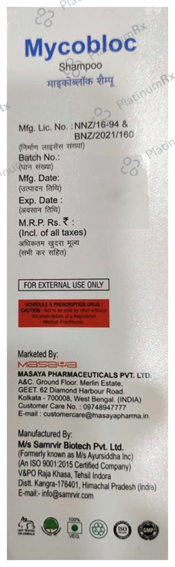 Mycobloc Shampoo