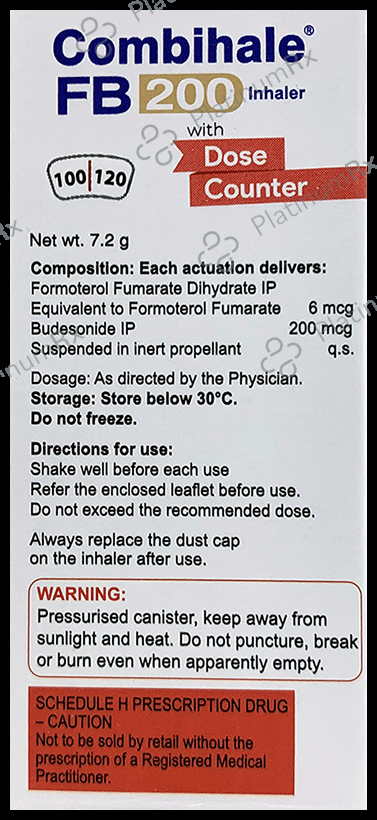 Combihale FB 200/6mcg Inhaler 120MDI