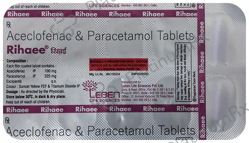 Rihaee 100 mg/500 mg Tablet