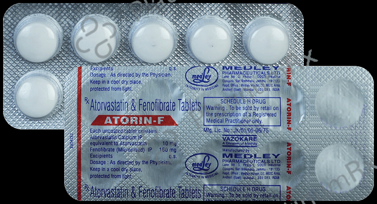 Atorin-F Tablet 10/160