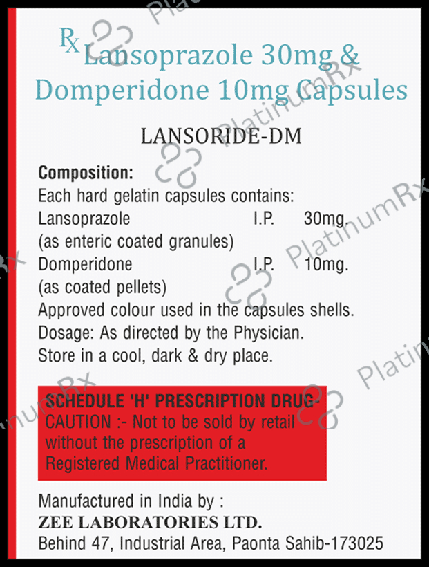Lansoride DM 10mg/30mg Tablet