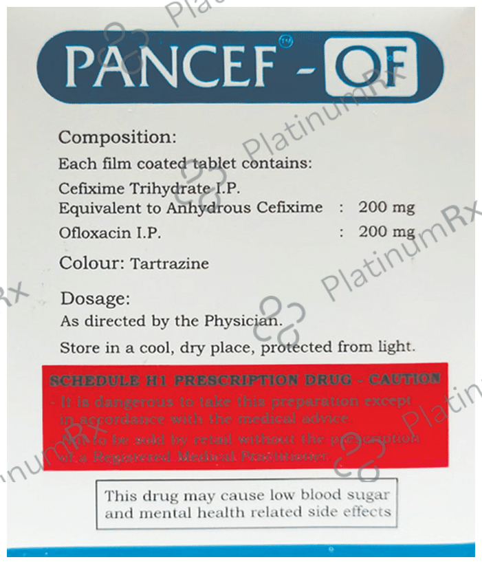 Pancef-OF Tablet