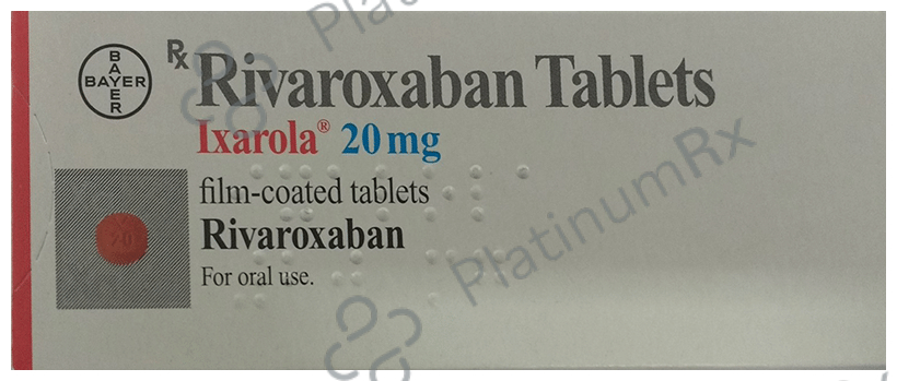 Ixarola 20mg Tablet 14s