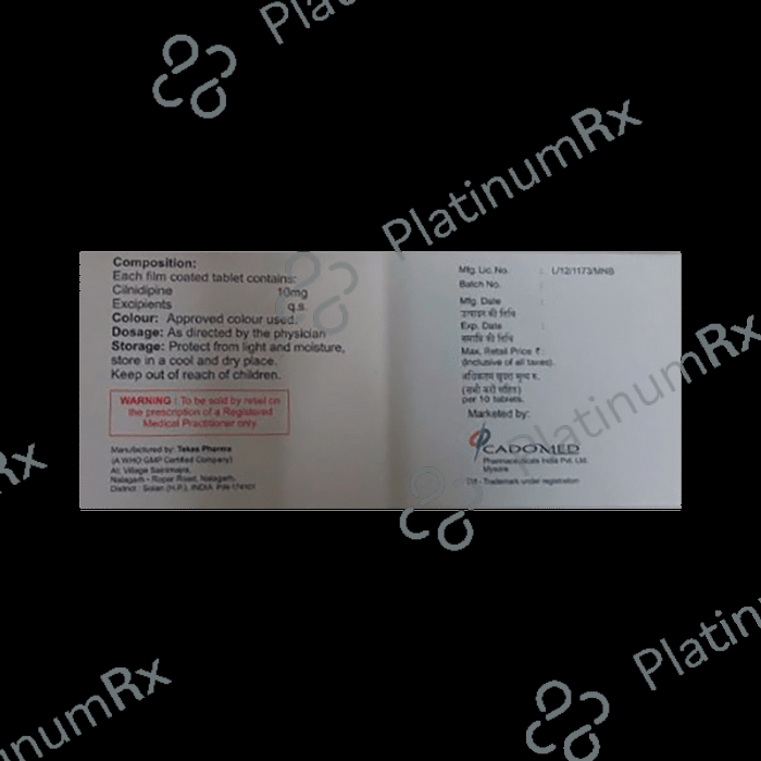 Cilinext 10mg Tablet 10s