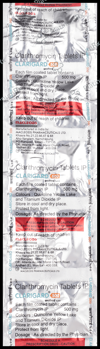 Clarigard 500mg Tablet 10s