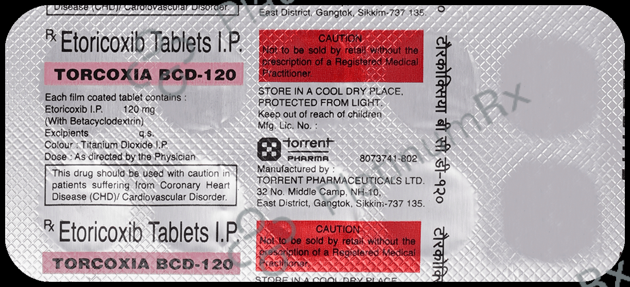 Torcoxia BCD 120 Tablet