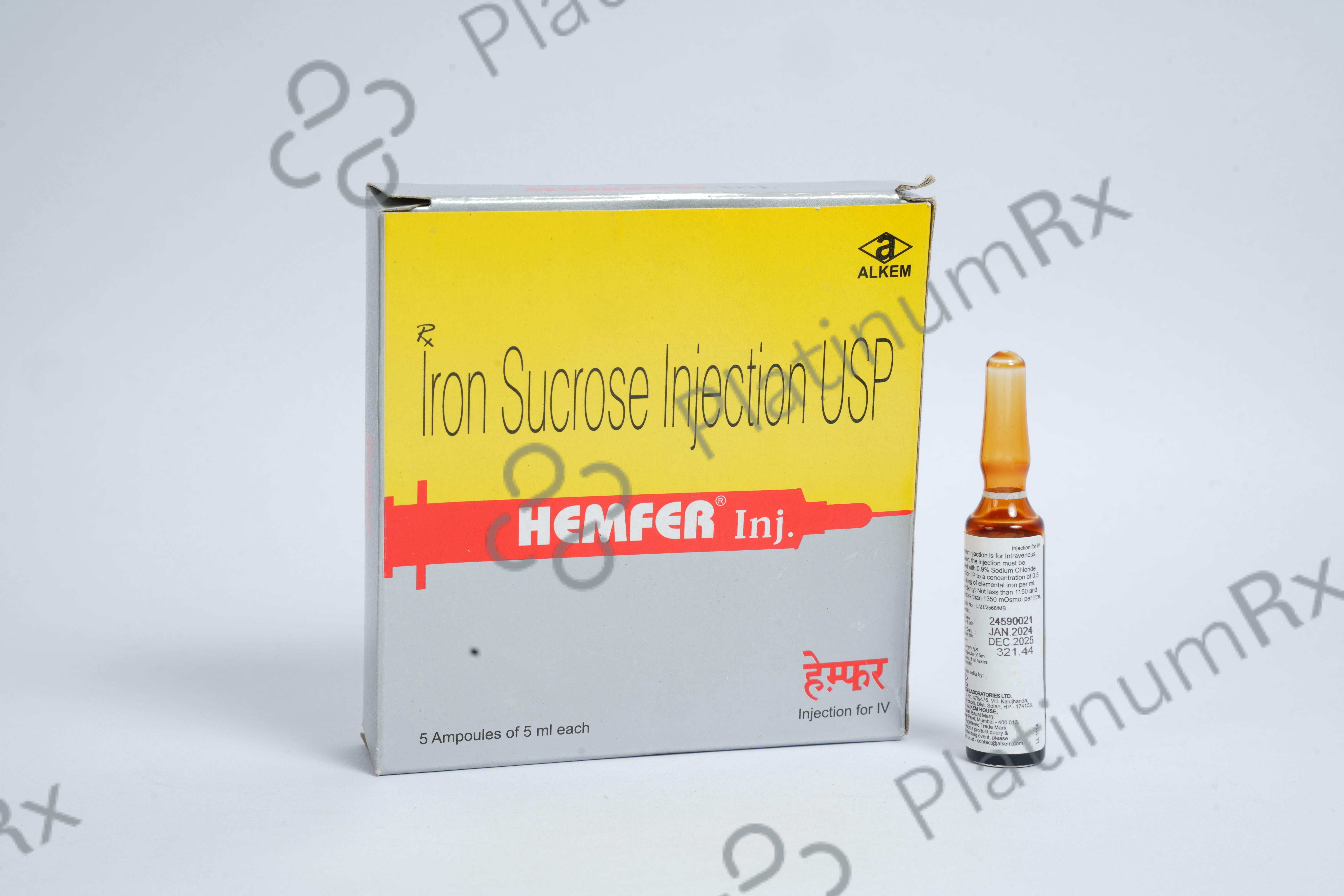 Hemfer 20mg Injection 5ml