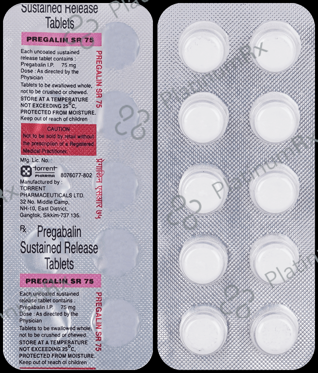 Pregalin SR 75 Tablet