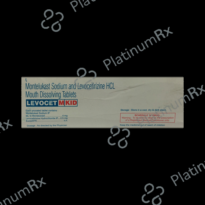 Levocet M 2.5/4mg Kid Tablet MD 10s
