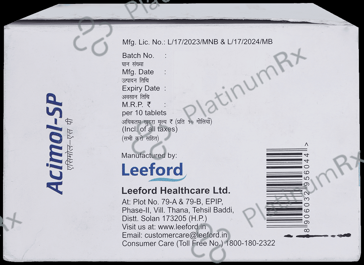 Acimol-SP Tablet