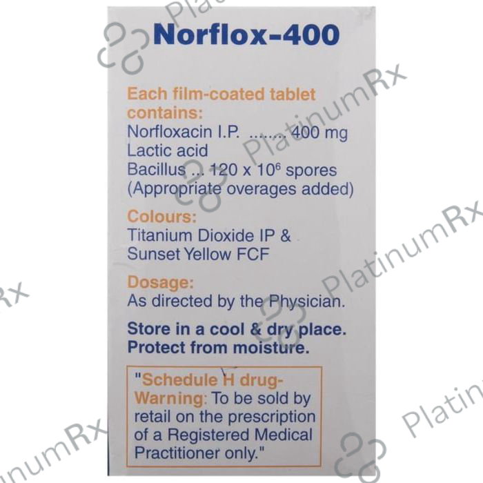 Norflox 400mg Tablet 10s