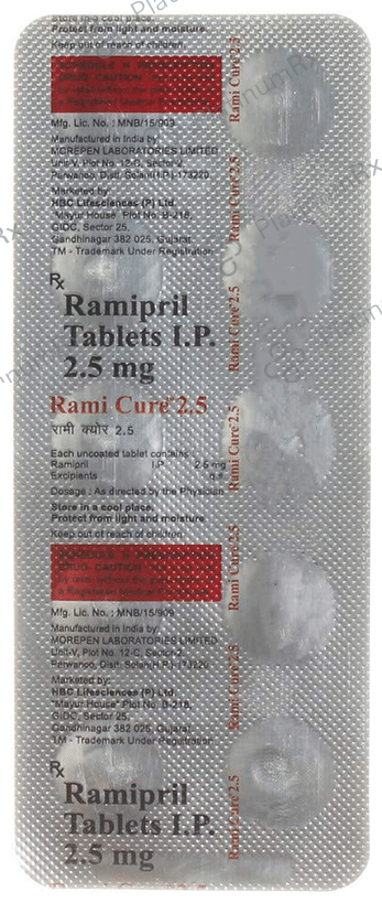 Ramicure 2.5mg Tablet 10s