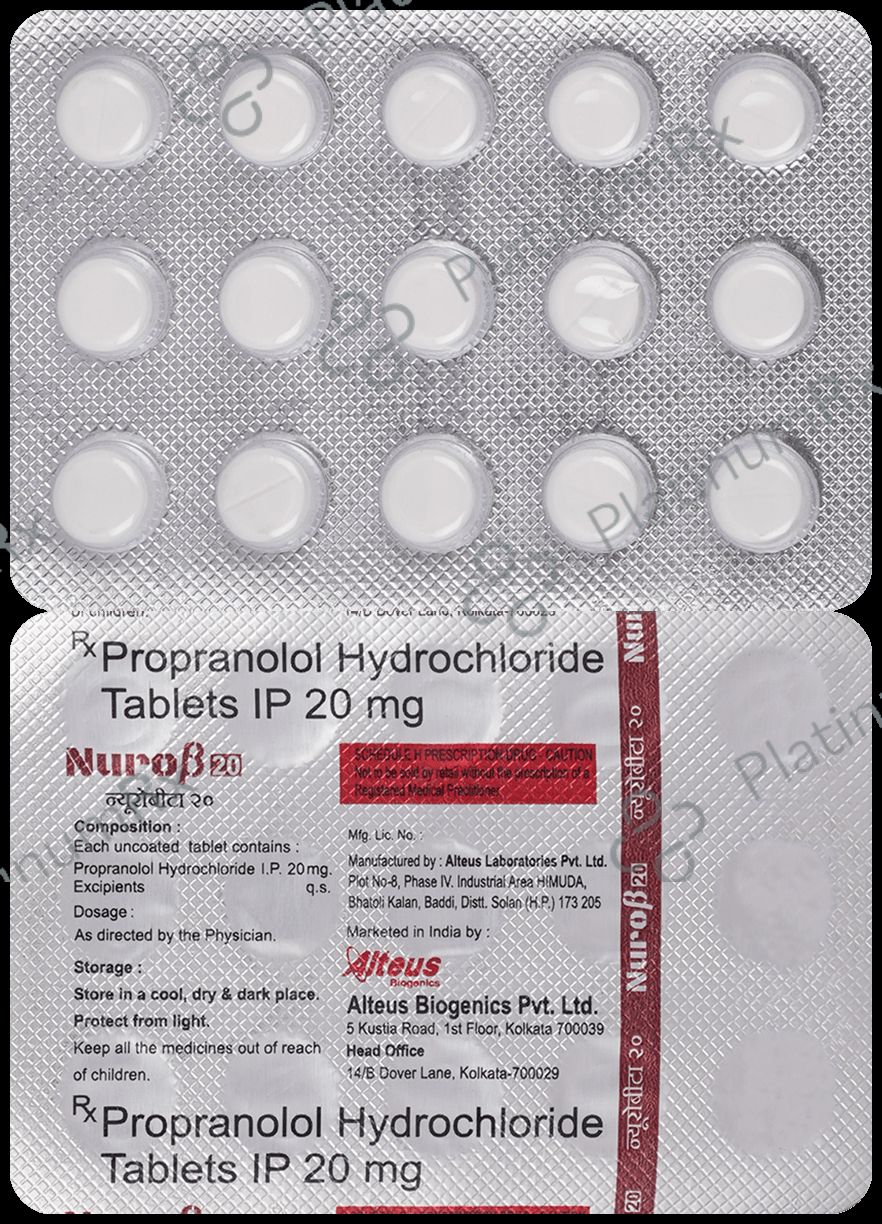 Nuro Beta 20mg Tablet 15 Tablet