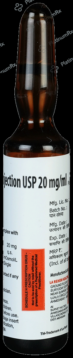 Qron 20mg Injection 1s