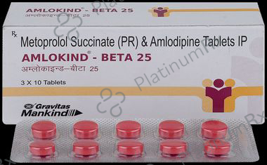 Amlokind Beta 5/23.75mg Tablet PR 10s