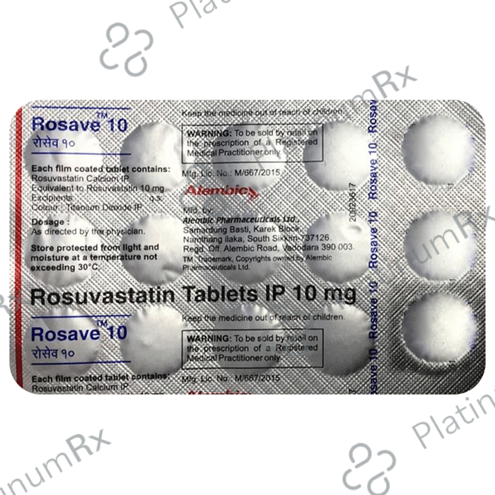 Rosave 10mg Tablet 15s