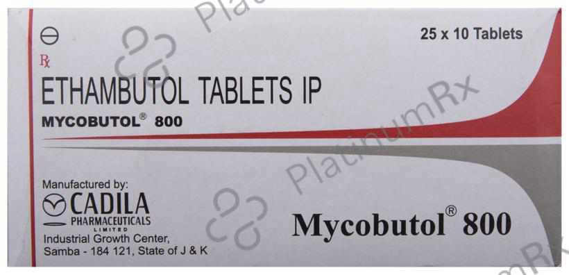 Mycobutol 800 Tablet