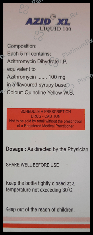 Azid XL 100mg Syrup