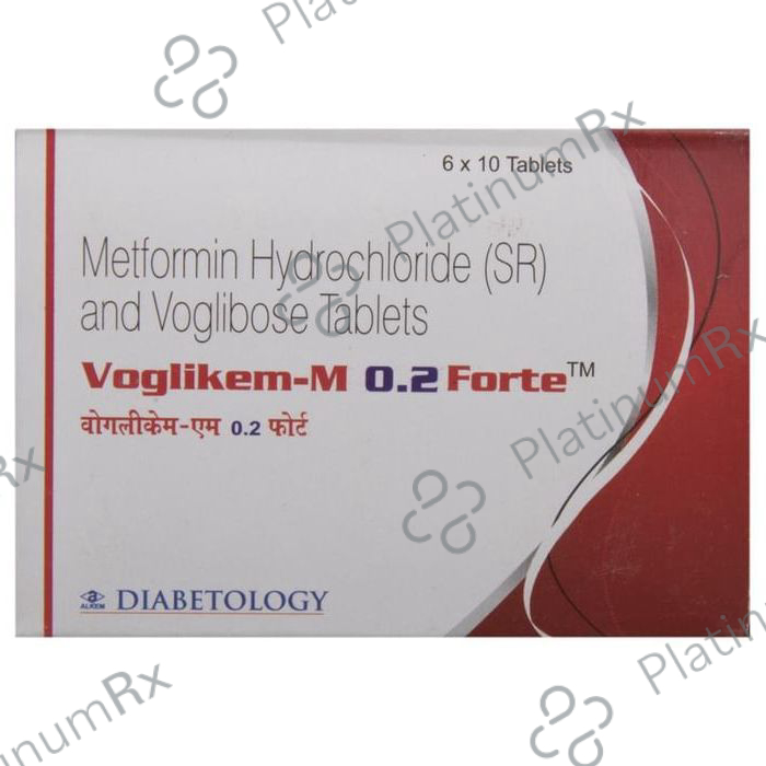 Voglikem M 0.2/1000mg Forte Tablet SR 10s