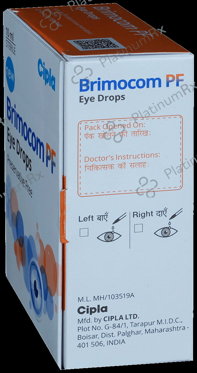 Brimocom PF Eye Drop 10 ml Ophthalmic Solution