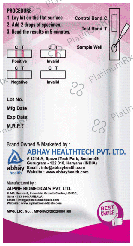 Assure HCG Pregnancy Test Kit 5 Test
