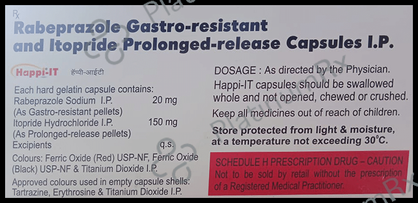 Happi IT Capsule 150/20mg Capsule PR 10s