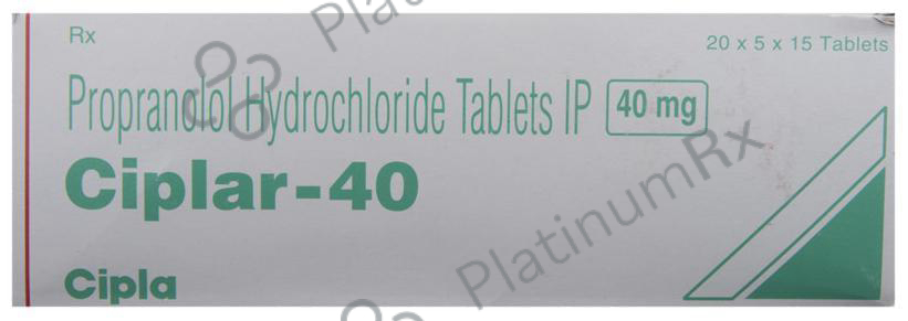 Ciplar 40mg Tablet 15s