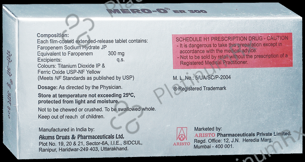Mero-O ER 300 Tablet