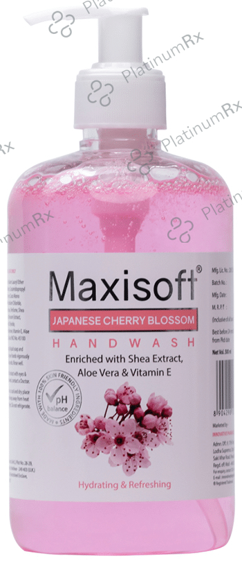Maxisoft Japanese Cherry Blossom Hand Wash (500ml Each) 1 Bottle
