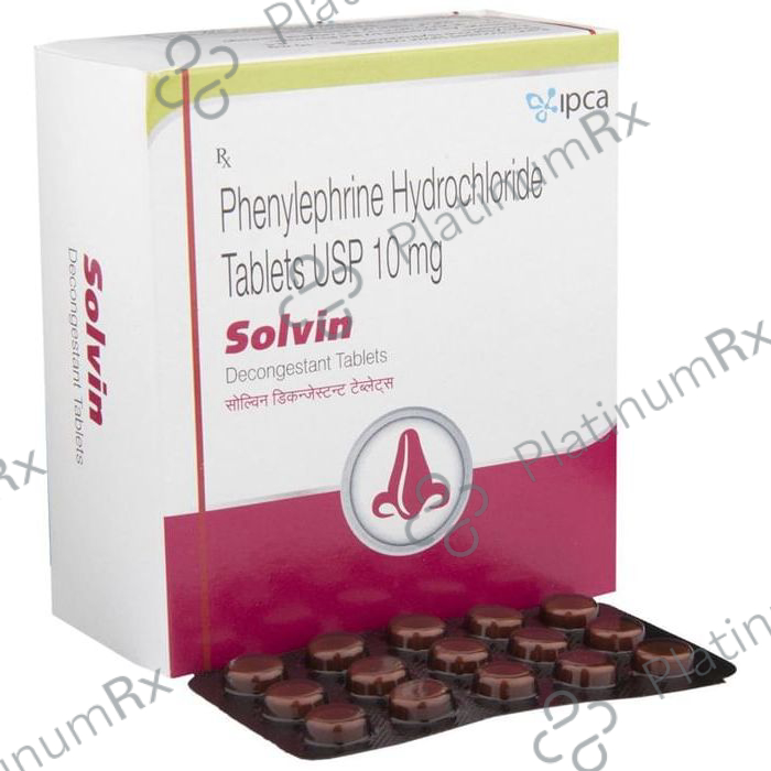 Solvin Decongestant 10mg Tablet 15s