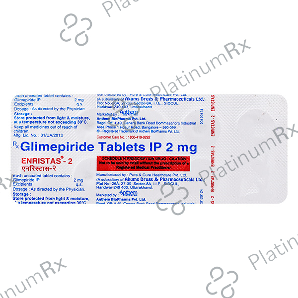 Enristas 2mg Tablet 10s