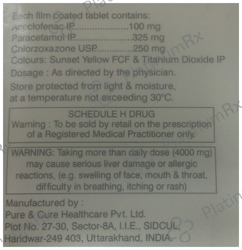 Acemiz MR 100/250/325mg Tablet 10s