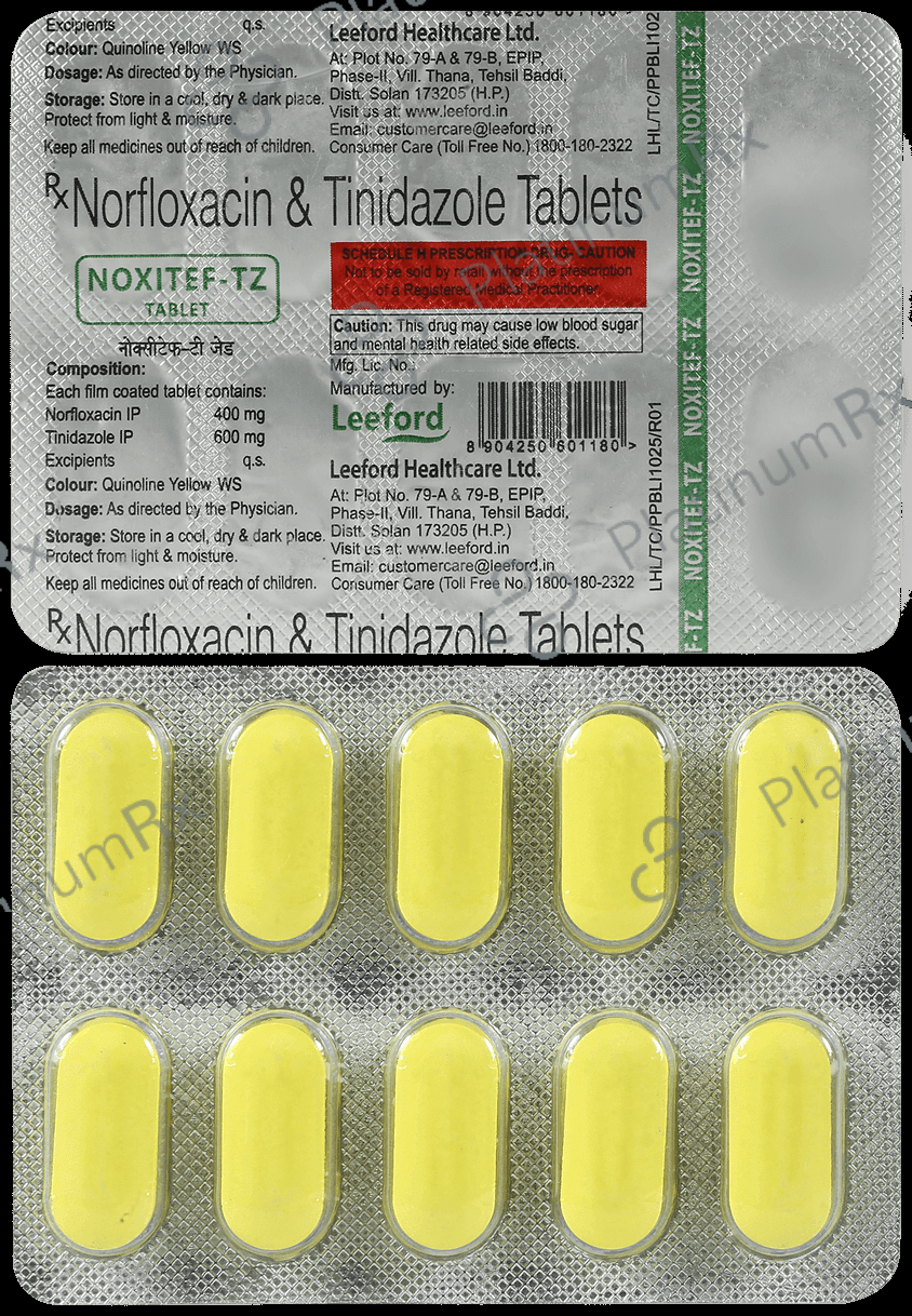 Noxitef TZ 400mg/600mg Tablet