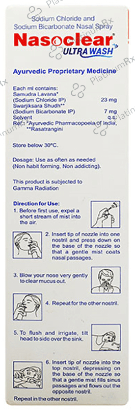 Nasoclear Ultra Wash Nasal Spray