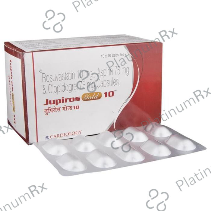 Jupiros Gold 10/75/75mg Capsule 10s