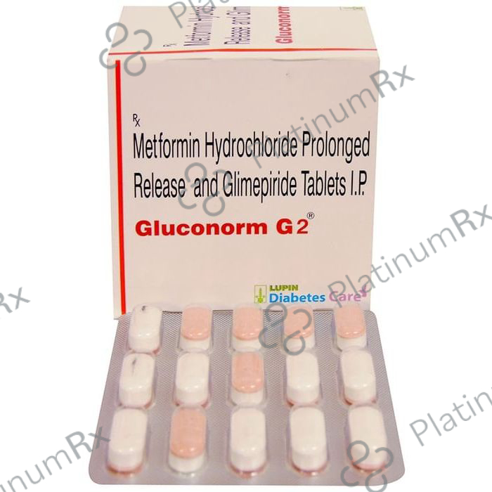 Gluconorm G2 2/500mg Tablet PR 15s