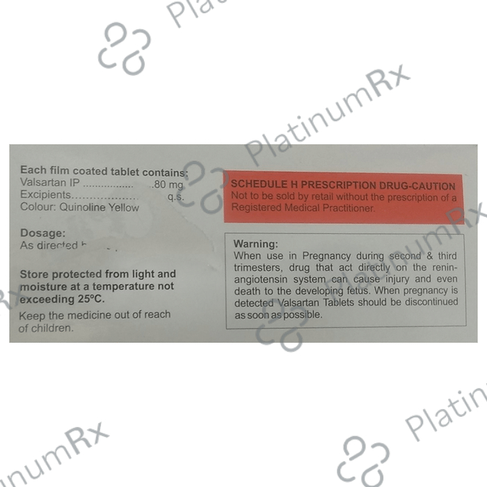 Valembic 80mg Tablet 10s