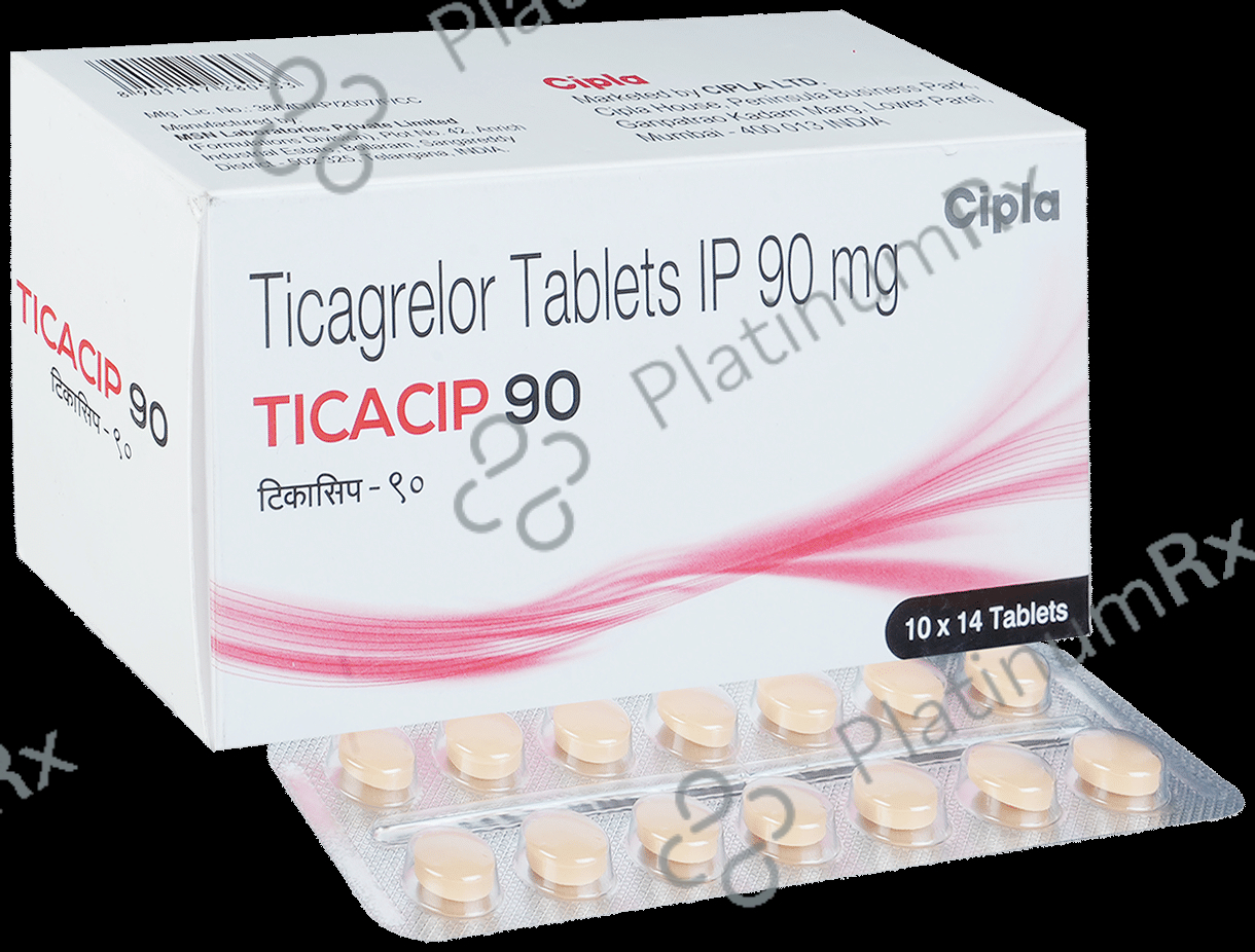 Ticacip 90mg Tablet 14s
