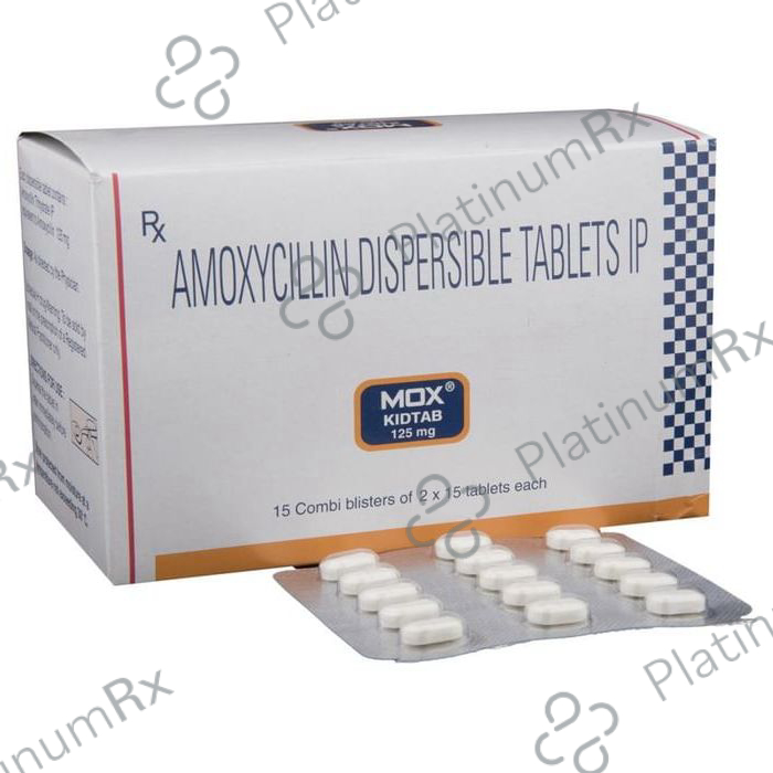 Mox Kid 125mg Tablet DT 15s