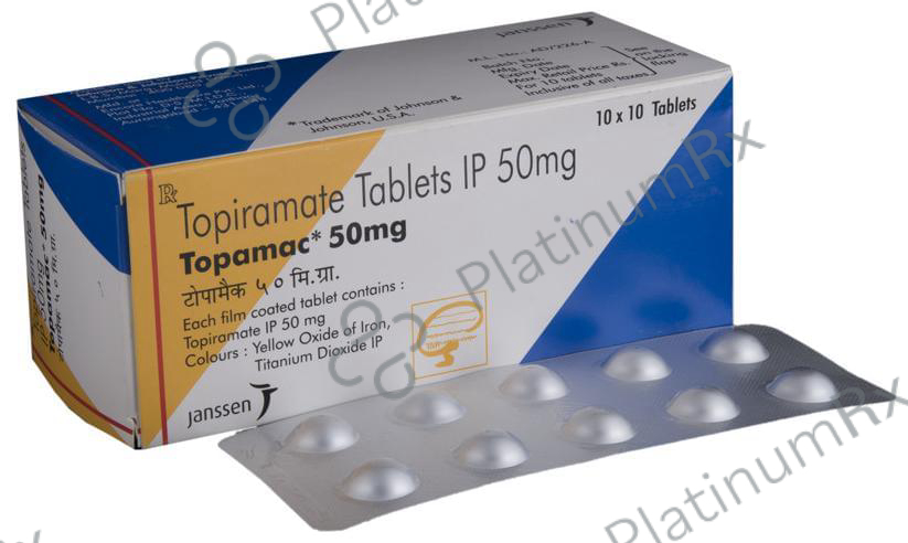 Topamac 50mg Tablet 10s