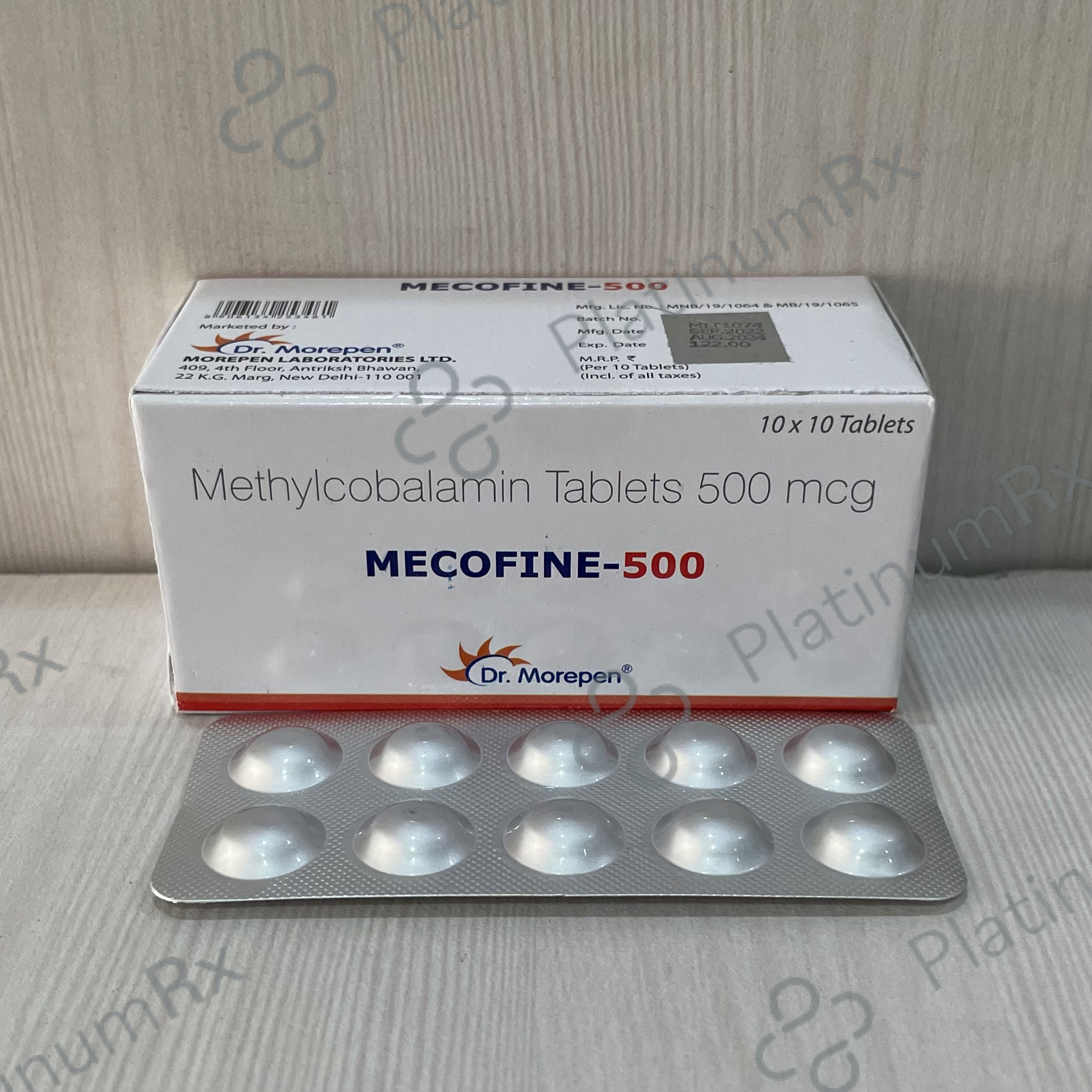 Mecofine 500mcg Tablet 10s