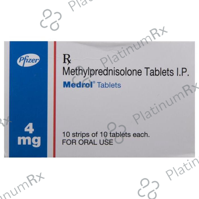 Medrol 4mg Tablet 10s
