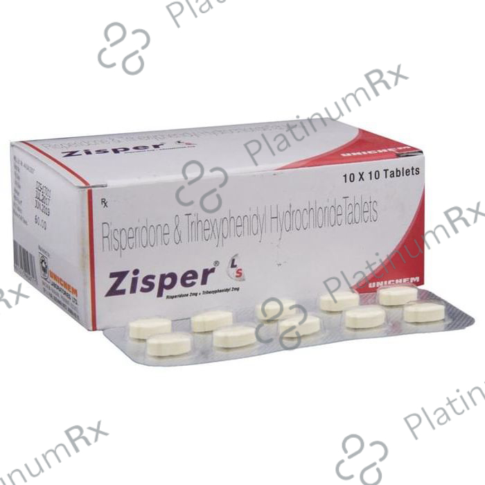 Zisper LS 2/2mg Tablet 10s