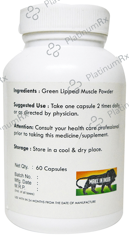 Luxurious Ayurvedic Gold Green Lipped 500mg Capsule