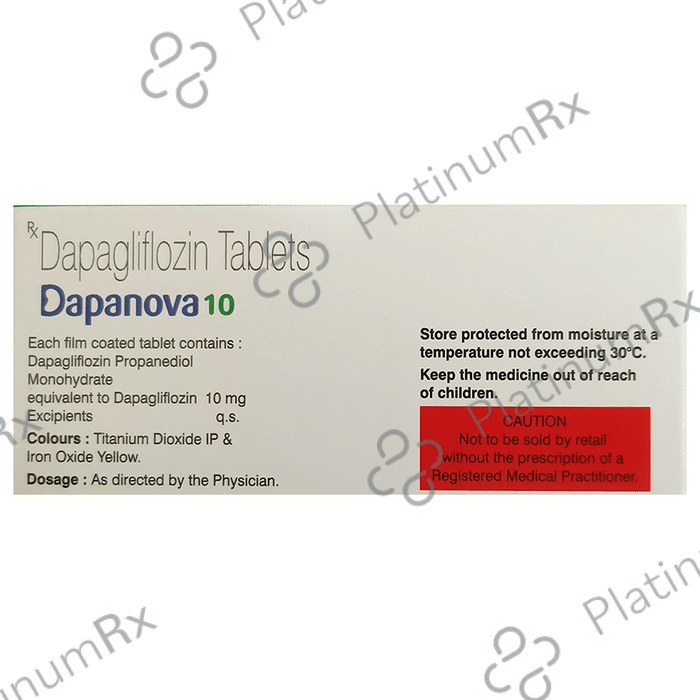 Dapanova 10mg Tablet 15s