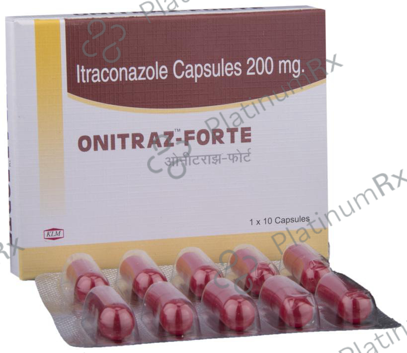 Onitraz Forte 200mg Capsule 10s