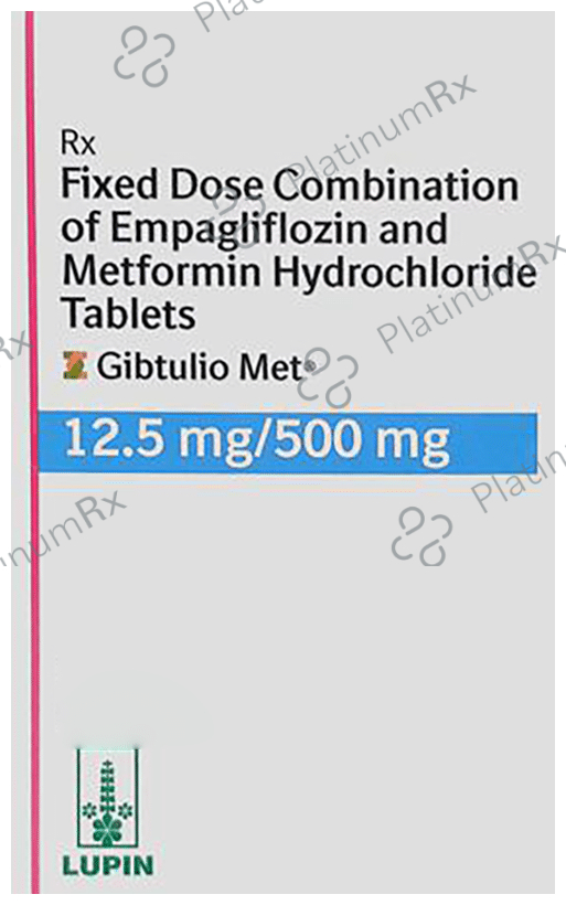Gibtulio Met 12.5/500mg Tablet 10s